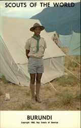 Scouts of the World: Burundi Postcard