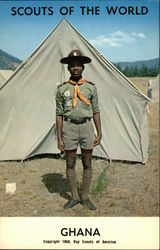 Scouts of the World: Ghana Boy Scouts Postcard Postcard