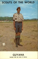 Scouts of the World: Guyana Boy Scouts Postcard Postcard