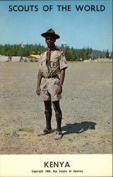 Scouts of the World: Kenya Boy Scouts Postcard Postcard