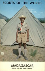 Scouts of the World: Madagascar Boy Scouts Postcard Postcard