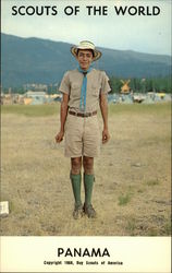 Scouts of the World: Panama Boy Scouts Postcard Postcard