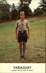 Scouts of the World: Paraguay Boy Scouts Postcard Postcard