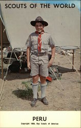 Scouts of the World: Peru Boy Scouts Postcard Postcard