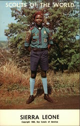 Scouts of the World: Sierra Leone Postcard