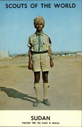 Scouts of the World: Sudan Boy Scouts Postcard Postcard