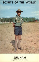 Scouts of the World: Surinam Boy Scouts Postcard Postcard