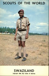 Scouts of the World: Swaziland Boy Scouts Postcard Postcard