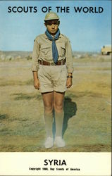 Scouts of the World: Syria Boy Scouts Postcard Postcard