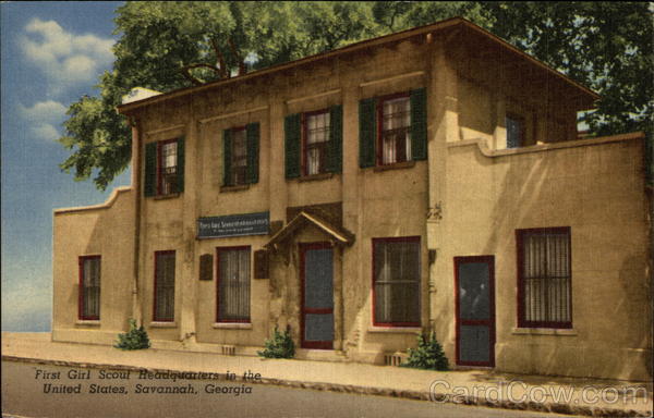 First Girl Scout Headquarters In The United States Savannah GA