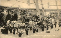 Flower Exhibit Danbury Fair Connecticut Postcard Postcard