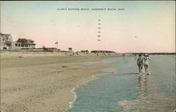 Allen's Bathing Beach Postcard