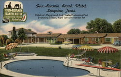 Dun-Roamin Ranch Motel Postcard