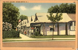 The Tent Colony Ocean Grove, NJ Postcard Postcard