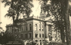 County Building Lawrence, MA Postcard Postcard