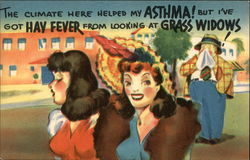 The Climate Here Helped my Asthma! Postcard