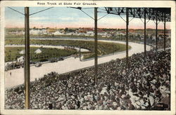 Race Track at State Fair Grounds Minneapolis, MN Postcard Postcard