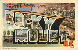 Greetings from Rocky Mount, North Carolina Postcard