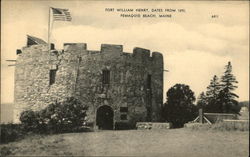 Fort William Henry, Dates from 1692 Postcard