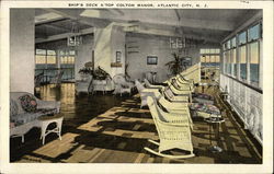 Ship's Deck A'Top Colton Manor Postcard