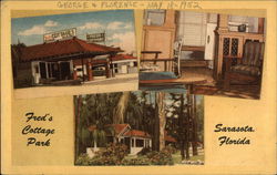 Fred's Cottage Park Sarasota, FL Postcard Postcard