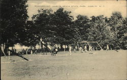 Playground, Hamlin Beach State Park New York Postcard Postcard