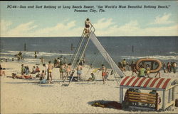 Long Beach Resort - Sun and Surf Bathing Panama City, FL Postcard Postcard