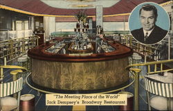 Jack Dempsey's Broadway Restaurant New York, NY Postcard Postcard