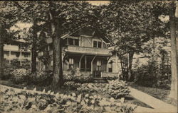 Miller Cottage - Summer Home of Mrs Thomas A Edison Chautauqua, NY Postcard Postcard