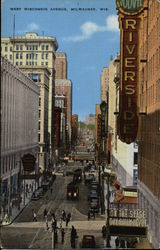 West Wisconsin Avenue Postcard