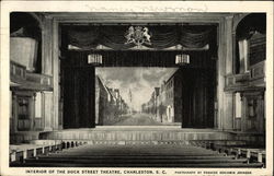 Interior of the Dock Street Theatre Charleston, SC Postcard Postcard