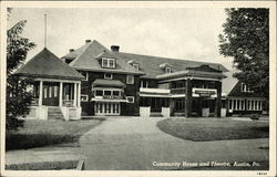 Community House and Theatre Postcard