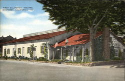 First California Theatre Monterey, CA Postcard Postcard