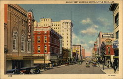 Main Street, looking North Little Rock, AR Postcard Postcard