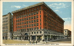 Brandeis Theatre Building Postcard