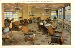 Colton Manor - The Ship's Deck Postcard