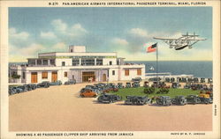 Pan-American Airways International Passenger Terminal Postcard