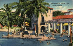 Venetian Swimming Pool Postcard