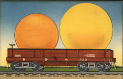 Here's that carload of citrus fruit I promised you from Florida Postcard