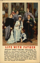 Cast of Life with Father Postcard