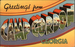 Greetings from Camp Gordon, Georgia Fort Gordon, GA Postcard Postcard