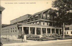 The Colonial Hotel Claremont, NH Postcard Postcard