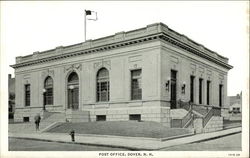 Street View of Post Office Dover, NH Postcard Postcard