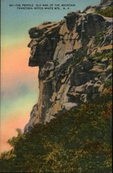 Old Man of the Mountain Franconia Notch, NH Postcard Postcard