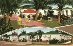 Miami Moon Cottages Florida Postcard Postcard