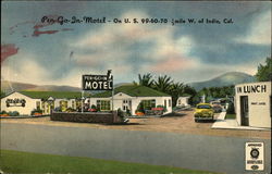 Pen-Go-In Motel Postcard