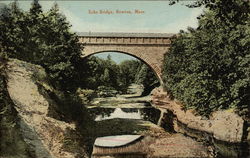 Echo Bridge Newton, MA Postcard Postcard