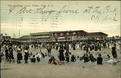 The Bathing Pool at Ocean City New Jersey Postcard Postcard