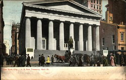 U. S. Sub Treasury, Wall St Postcard