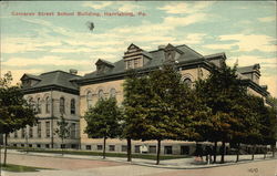 Cameron Street School Building Postcard